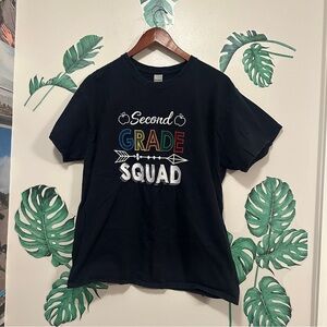 2nd Grade Squad Embroidered Shirt